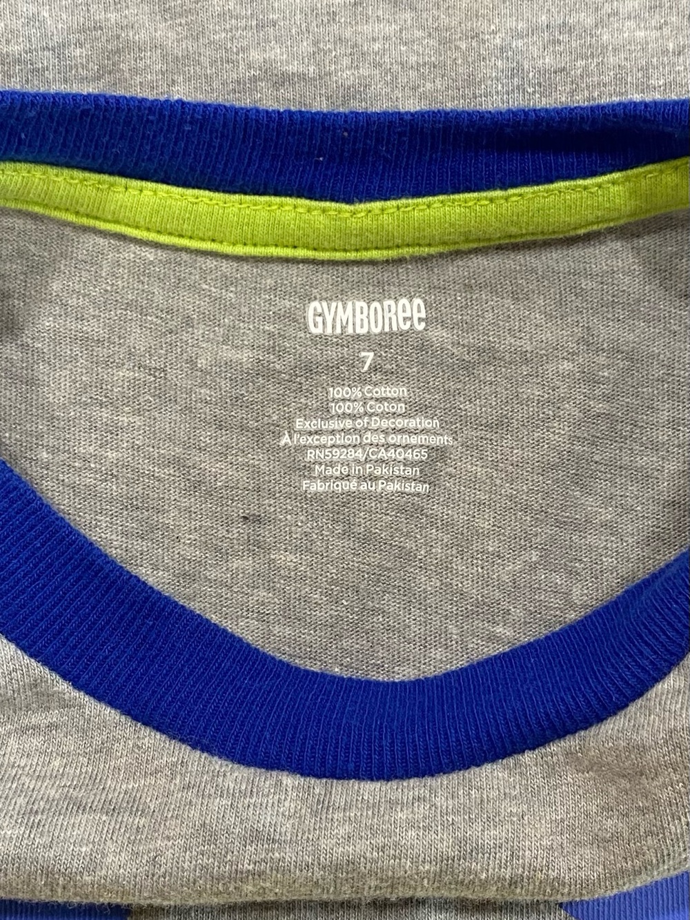 Gymboree Boys ‘Rock Academy’ Gray 3-piece Set: Hoodie, Top, Joggers Size 7 - Picture 10 of 16